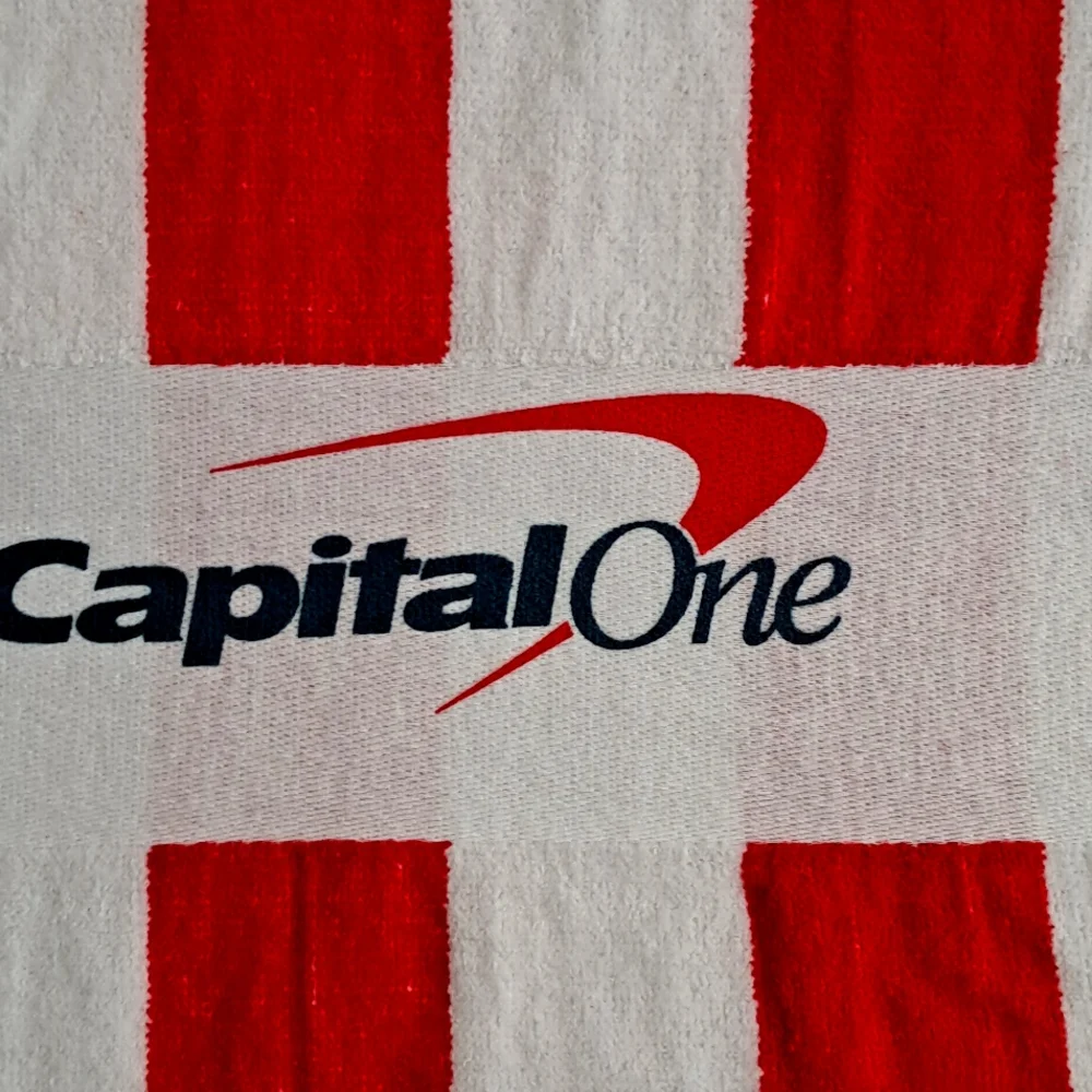 Beach Towel Unisex Capitol One Bank NWOT 53